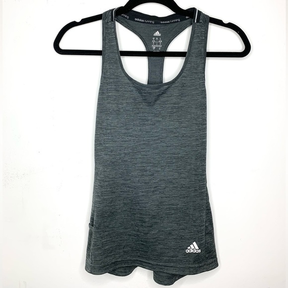 Adidas Women’s Running Climalite Supernova Tank Top Activewear Grey Small - Picture 6 of 11